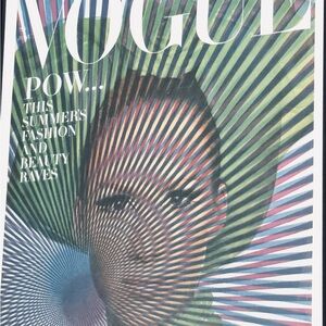 VOGUE MAGAZINE ARCHIVE JUNE 1965 ART PRINT FRAMED